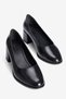 Women's High Heel Shoes Oval Toe Thick Heel Lotte Black