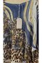 Italian Mercerized Blouse with Gilded Leopard Pattern - 4