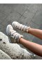 Beige Suede (İsabe) Hidden Heel Padded Heel 7 cm Height Increasing Sneakers - 5
