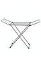 Foldable Wing Clothes Drying Rack - Heavy Duty Stainless Steel Foldable Laundry Rack with Extendable Side Wings - Space Saving Portable Drying Stand for Indoor Outdoor Use - 4