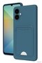 Zngzrmll Newface Galaxy A06 Case Kelvin Silicone with Business Card Holder (204440) - Blue