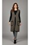 Women's Middle-Aged and Older Women's Long Thick Winter Vest with Three Button Pockets on the Front - 3