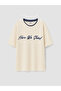 Two Mt Shop Quality Lcw Kids Beige Oval Collar Boys' T-Shirt - 2