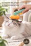 1 Piece Pumpkin Design Pet Comb – 232 Steel Needles with Htpe Protective Points, Abs and Stainless Steel Pet Comb for Sensitive Skin
