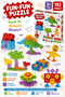 Fun-Fun Puzzle 192 Pieces Plug and Play Jigsaw Block Set – Colorful Educational Creative Game 03906 - 4
