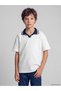 Two Mt Shop Quality Lcw Kids White Polo Collar Boys' T-Shirt