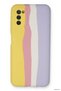 Zngzrmll Newface Galaxy A03S Case Ebruli Launch Silicone (210857) - Yellow-Blue