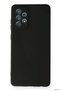 Zngzrmll Newface Galaxy A72 Case Nano Inside Velvet Silicone (212545) - Black
