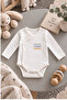 2-Pack Zigzag Organic Cotton Long Sleeve Bodysuit - 3