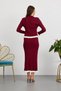 Stylish Button Detailed Knitwear Dress - 3