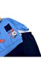 Boys' Seasonal 1-2-3-4 Years Old Skateboard Printed 2 Threaded Top and Bottom 2-Piece Compact Set - 5