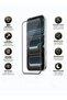 TI-Edge Tempered Glass Full Cover Luminous Silicone Edge Night Light Glowing Dark Glass 3D Edge Glass Compatible For Apple iPhone 17 Pro Max 5G 2025 Black - 2