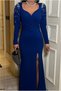 Heart Maxi Detailed Evening Dress Stone Dress Collar - 3