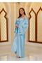 Special Design Full Satin Hooded 2-Piece Long Dressing Gown and Nightgown Set (Boxed)