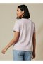 Slim Fit T-shirt with Floral Print - 4