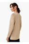 Regular Fit Longline T-shirt with Slit Detail - 3