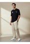 Men Regular Fit Crew Neck Short Sleeve Printed T-shirt - 2