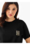 Regular Fit T-shirt with Metal Applique Detail - 6
