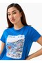 Regular Fit Cotton T-shirt with Embroidery - 5