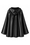 Hooded Black Cloak 70 cm Halloween Halloween Party Costume - 2