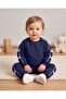 Girl's Seasonal 1-2-3-4 Year Old Bow Detailed 2 Threaded Top and Bottom 2-Piece Compact Set