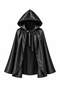 Hooded Black Cloak 70 cm Halloween Halloween Party Costume