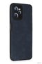 Zngzrmll Newface Realme C35 Case Loop Leather Silicone (233326) - Navy Blue - 2