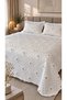 Gardenya Cotton Pique Set Ecru 200X220 cm – Double-Sided 2 Pieces 50X70 cm Zippered Pillowcases