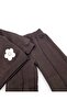Girl Child 2-3-4-5-6 Years Old Winter 3 Threaded Daisy Embroidered Brown 2-Piece Stylish Set - 6