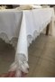 Tableware Set Lady Gardenya Linen Dinner Set 160X220 Table Set for 12 People 26 Piece Runner Set Cream - 4
