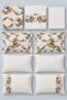 Efsun Cross-Stitch Embroidered Pique 100% Cotton 9-Piece Double Luxury Pique & Duvet Cover Set - 5