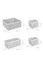 4-Piece Drawer Organizer & Storage Set & Storage Box Set - 4