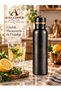 Black Oxide Copper Flask 600 ml – Handmade Water Bottle with Leak-Proof Lid - 2