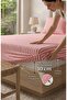 Striped Patterned Elastic Sheet Set - Single/Double/King Size - 2