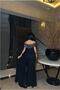 Crepe Fish Strapless Evening Dress Fabric Dress Cut - 2