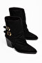 Women's Cowboy Boots + Double Buckle + Pointed Toe + Western Boots. - 5