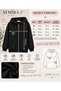 Sim Glitter Hooded Black 3 Thread Cardigan - 4