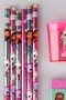 Licensed Gabby's Dollhouse 6 Pencils, 2 Erasers and Pencil Sharpener Set, Dekomus Pocket Notebook with Gift - 4
