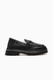 Women's Leather Casual Loafer Shoes 26K D26Ka-3220 Black