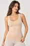 Women's 3-Pack 95% Cotton Wide Strap Basic Undershirts - Flexible Soft Everyday Undergarments - 3