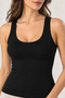 Women's 3-Pack 95% Cotton Wide Strap Basic Undershirts - Flexible Soft Everyday Undergarments - 5