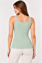 Women's 3-Pack 100% Cotton Combed Cotton Camisole Square Neck Undershirt - Flexible Soft Everyday Undergarment - 3