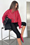 Women's Plaid Patterned Zippered Crop Jacket - 5