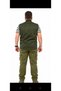 Thin Lycra Khaki + Camouflage Vest Plus Size - 2