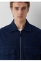 Oversized Men's Outer Shirt with Zippered Flap Pockets. - 4