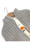 Baby Boy Winter 3-Strand Hooded 9-12-18-24-36 Months Stylish 3-Piece Set with Dog Detail Vest - 3
