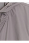 Gray Regular Fit Hooded Men's Raincoat - 8