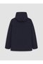 Navy Blue Regular Fit Hooded Men's Puffer Jacket - 7