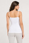 Women's 2-Pack 95% Cotton Thin Strap Basic Undershirt - Flexible Soft Everyday Undergarment - 6