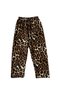 Leopard Pattern Suede Fabric Cotton Shirt Collar Long Sleeve Pajama Set Suitable for Girls and Mothers - 8